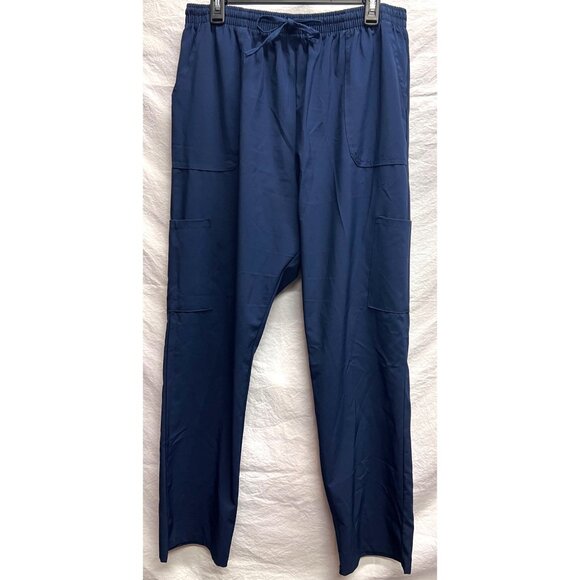 Scrubaid Navy Colored Tapered Fit Four-Way Stretch Scrub Pants XL - Picture 1 of 4